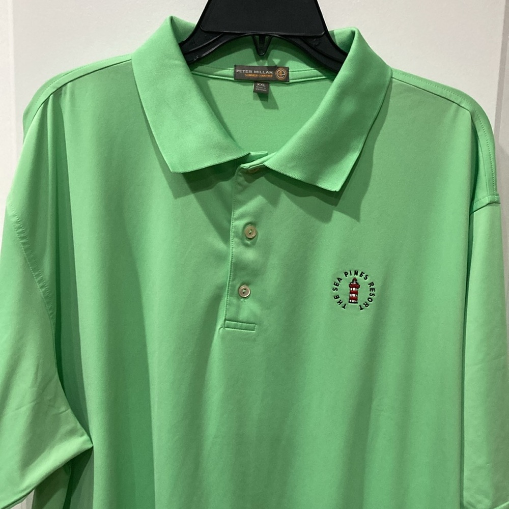 Peter Millar Summer Comfort Golf Polo Shirt Size XXL - Picture 3 of 10